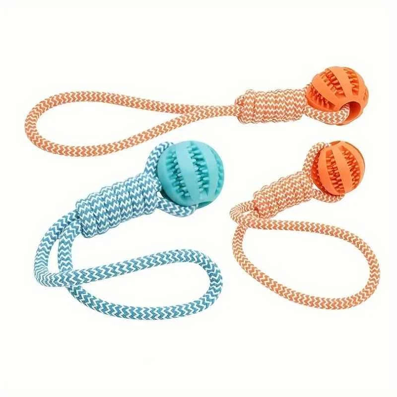 Ultimate 3-in-1 Dog Toy for Large Breeds: Tug, Treat & Chew