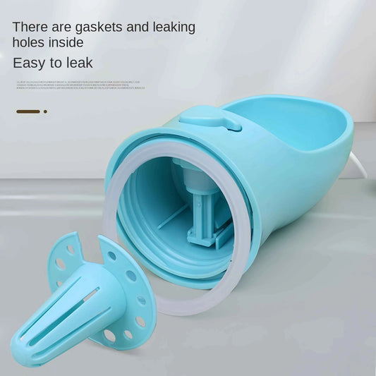 Portable Pet Water Bottle & Food Container | 2-in-1 Feeder Bowl | For Dogs & Cats | Outdoor Travel