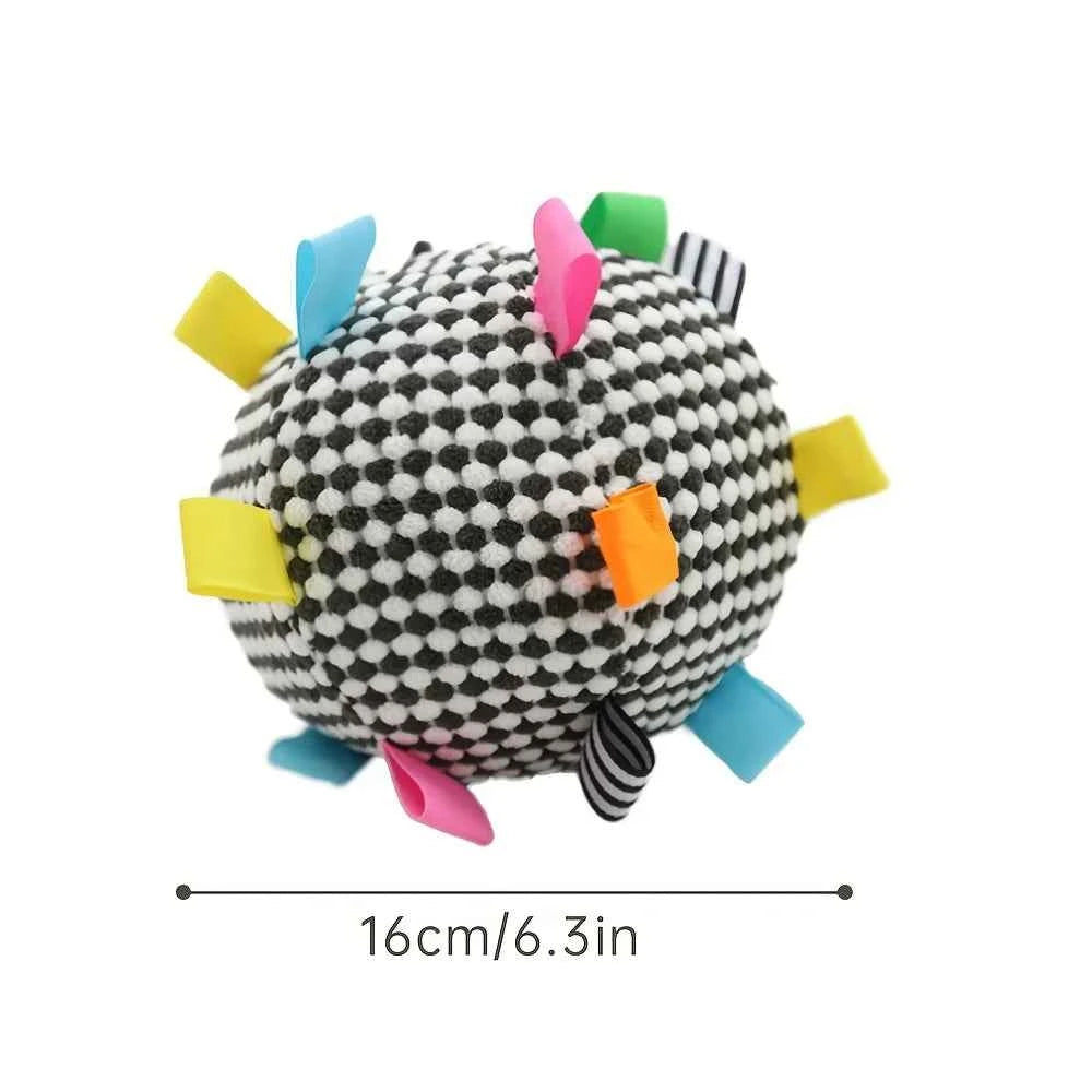 Interactive Dog Chew Ball Toy | Stress Relief | Bite-Resistant | Plush Tug-of-War | 3 Colors