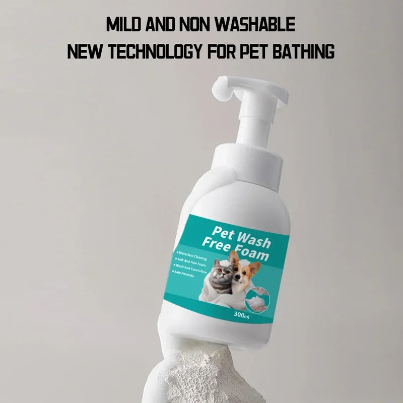 Petssify Waterless Dry Shampoo Foam – No-Rinse Hypoallergenic 300ml