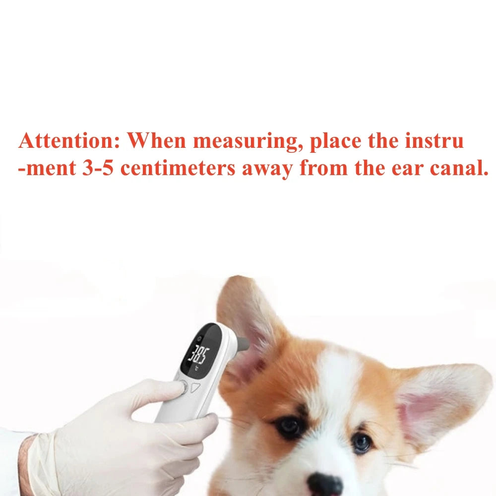 Petssify Infrared Pet Ear Thermometer – Non-Contact Fast Reading for Dogs & Cats
