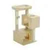 Small Cat Tree for Indoor Cats | Cozy Condo, Top Perch & Natural Sisal Scratching Post