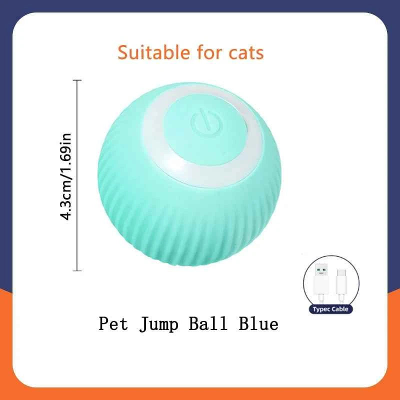 Smart Interactive Dog Toy Ball | Auto-Moving & Bouncing | USB Rechargeable | Fun for Cats & Puppies