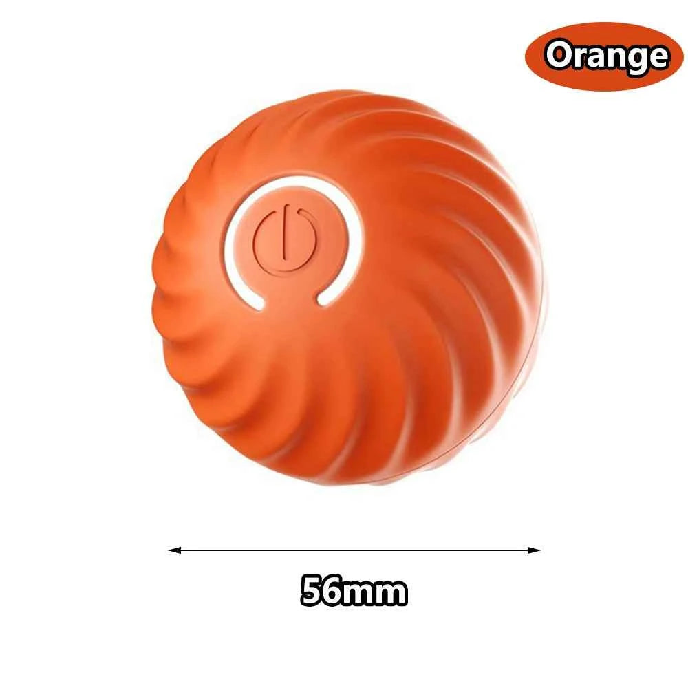 Interactive Electric Pet Toy | Auto-Rolling Ball for Cats & Dogs - USB Rechargeable Fun!
