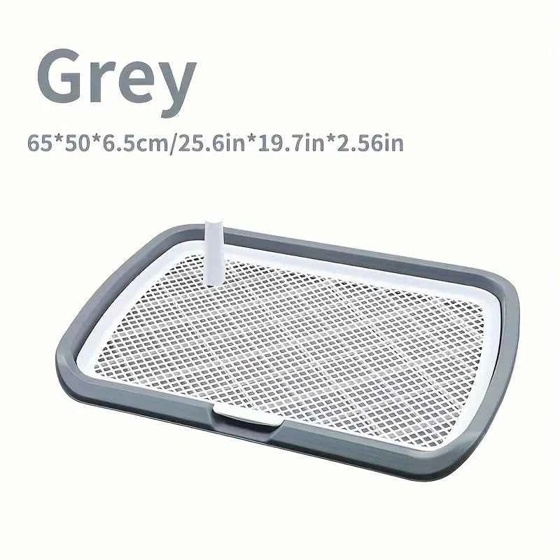 Dog Potty Training Toilet Tray | Reusable Pee Pad Holder | Removable Net | Indoor Pet Toilet