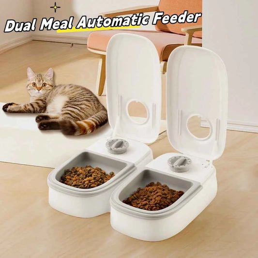 Reliable Automatic Pet Feeder | Timed Portions & Easy Clean Bowls for Cats & Dogs