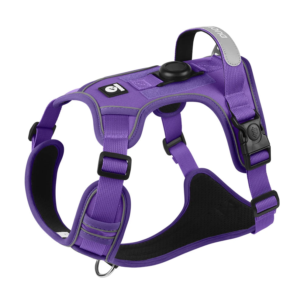Petssify Dog Harness with AirTag Holder – No-Pull Reflective Waterproof Vest