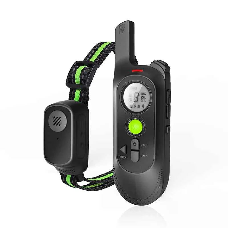 Dog Training Collar with Remote | Voice, Vibration & Shock Modes | Waterproof | For Large Breeds