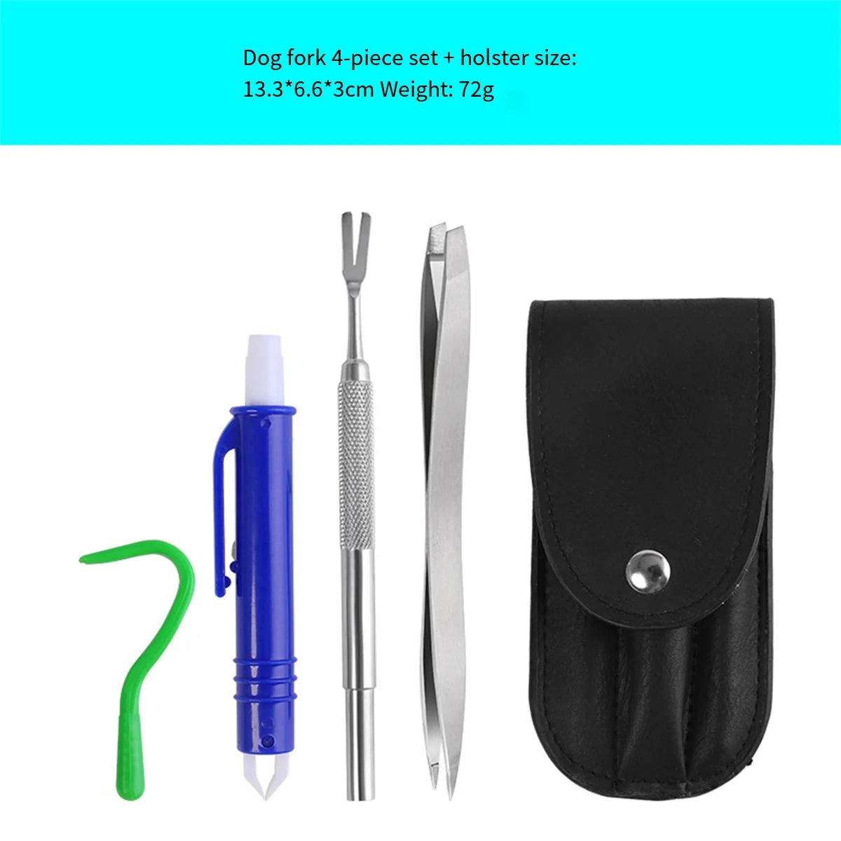 Petssify Tick & Flea Removal Kit – 7-Piece Tool Set for Dogs, Cats & Humans