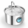 Petssify 108oz Stainless Steel Cat Water Fountain – Ultra-Silent 3.2L Pet Dispenser