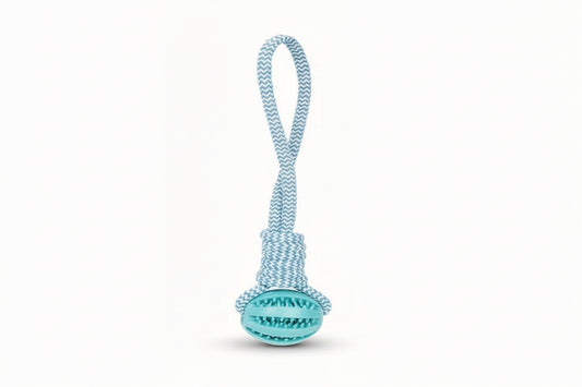 3-in-1 Dog Tug Rope, Treat Dispenser & Chew Toy | Durable | Dental Health | For Large Breeds