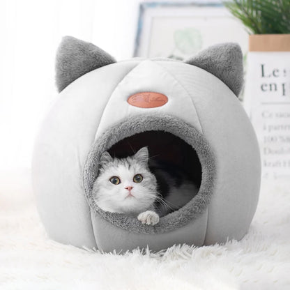 Petssify Deep Sleep Comfort Cat Bed – Cozy Cave Nest for Cats & Small Dogs
