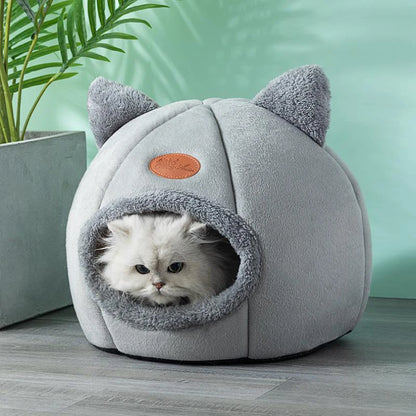 Petssify Deep Sleep Comfort Cat Bed – Cozy Cave Nest for Cats & Small Dogs