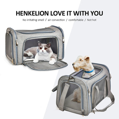 Petssify Airline-Approved Pet Carrier Backpack – Soft-Sided Travel Bag for Small Dogs & Cats