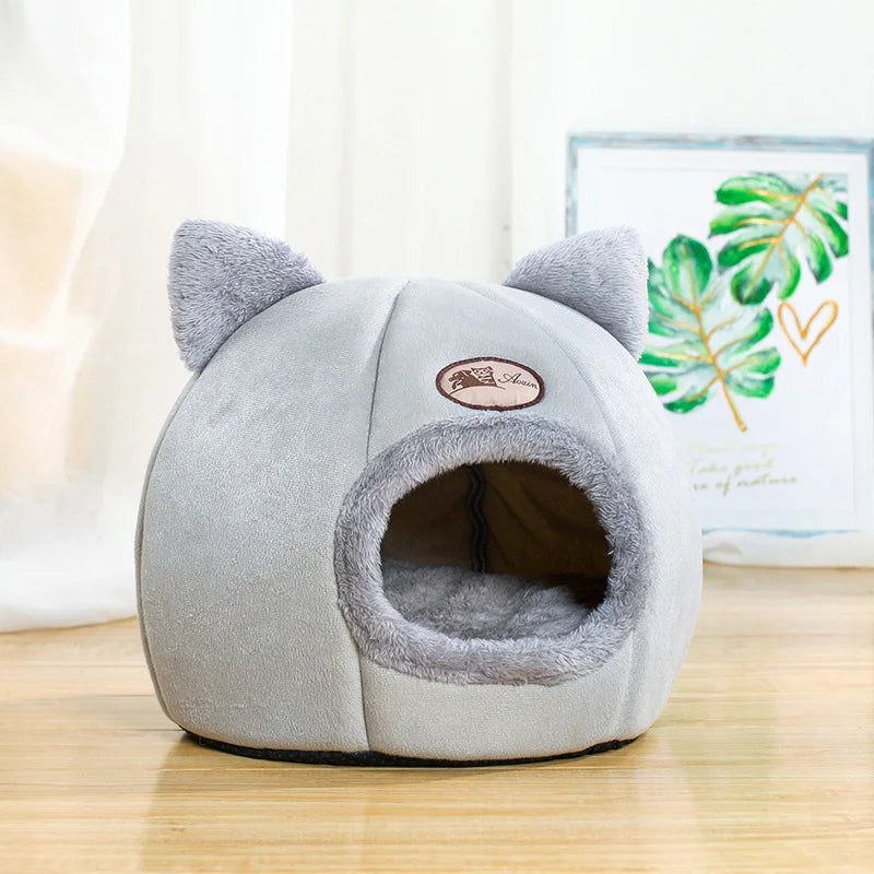 Petssify Deep Sleep Comfort Cat Bed – Cozy Cave Nest for Cats & Small Dogs