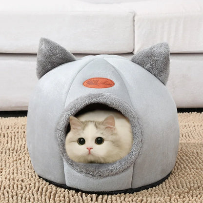 Petssify Deep Sleep Comfort Cat Bed – Cozy Cave Nest for Cats & Small Dogs
