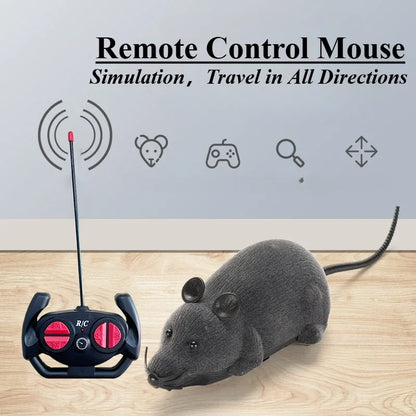 Petssify Remote Control Robot Mouse Cat Toy – Wireless Electric Interactive Rat
