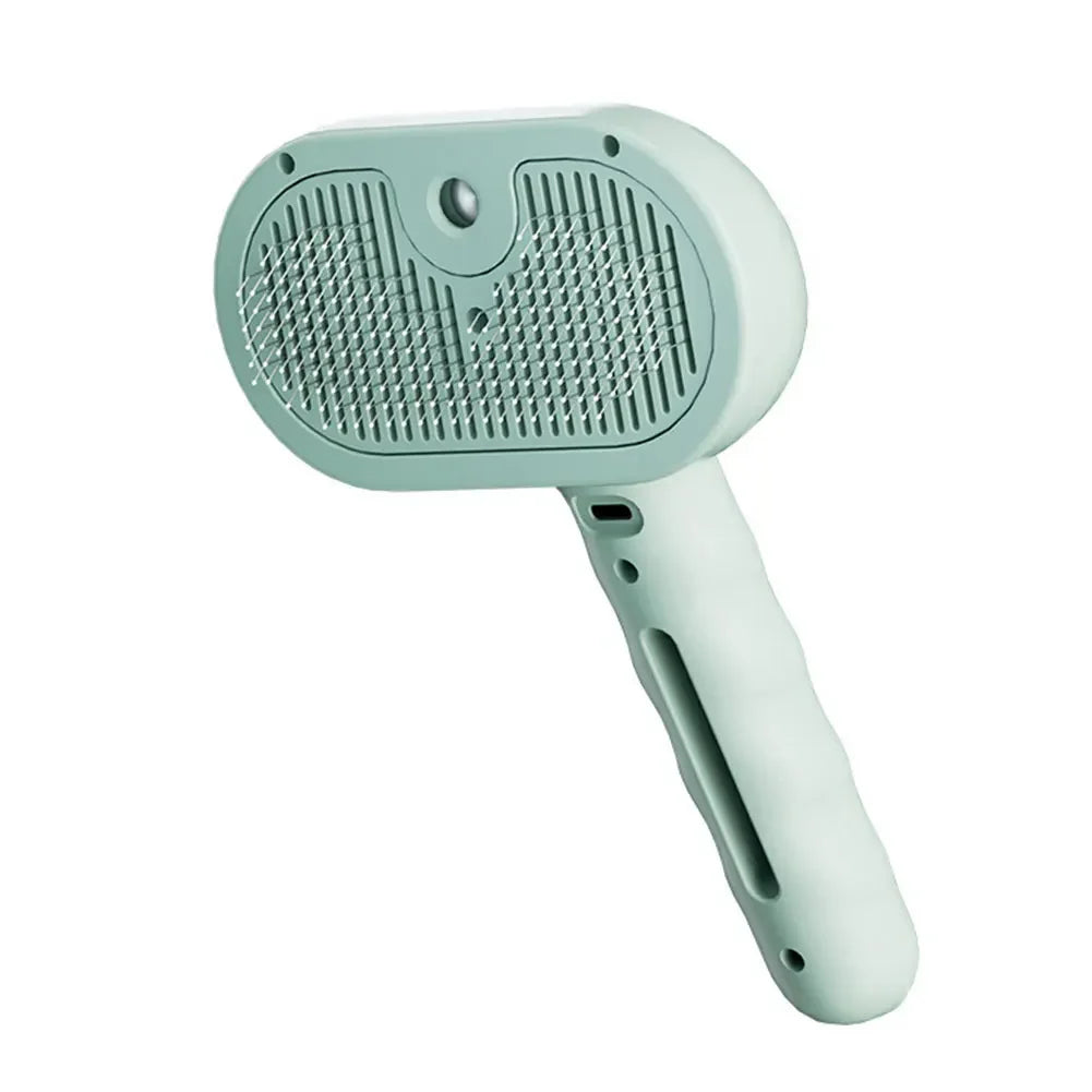 3-in-1 Pet Steam Brush | Spray, Deshed & Groom | For Cats, Dogs & Small Animals