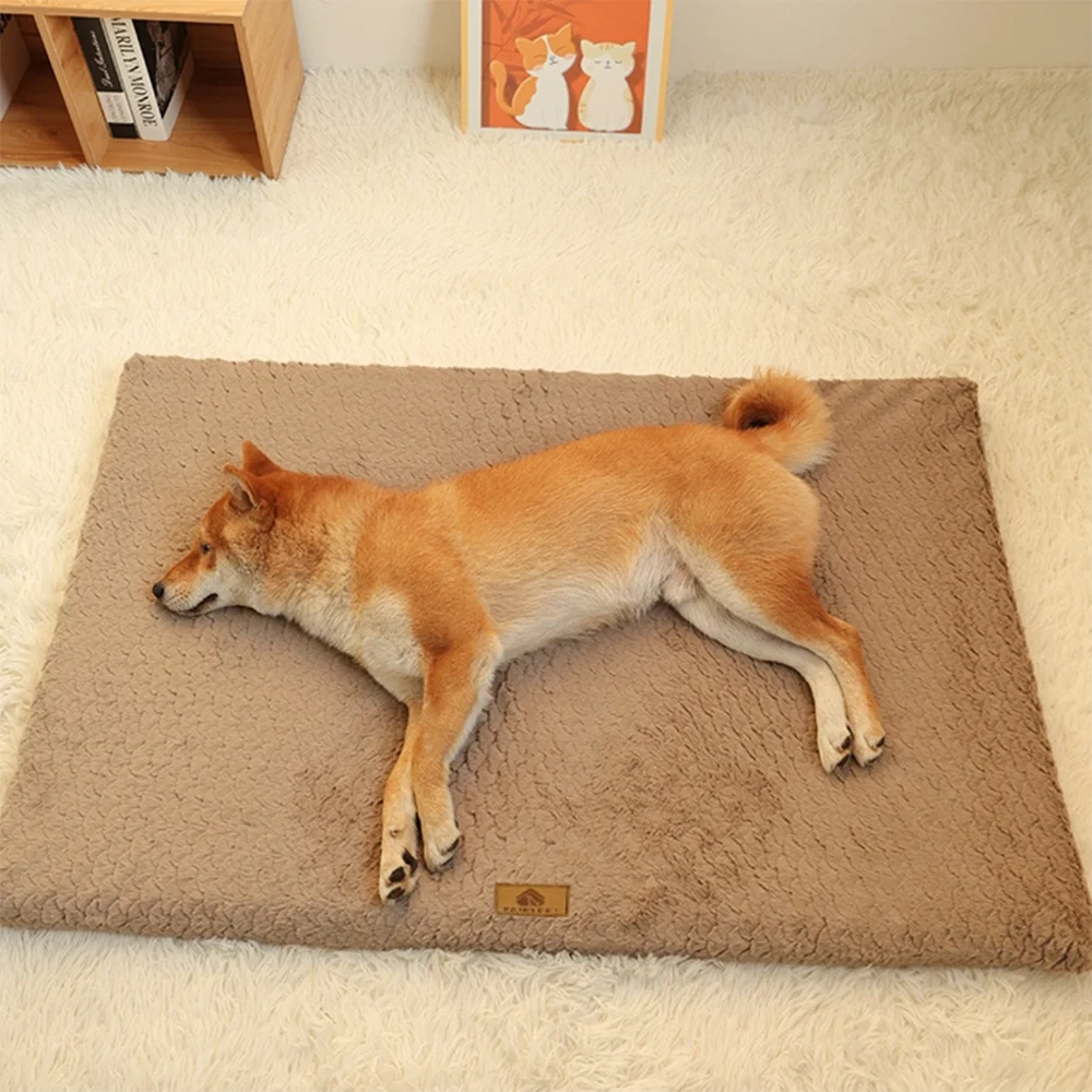 Petssify 3D Foam Orthopedic Pet Bed – Waterproof Washable Crate Mat for Dogs & Cats