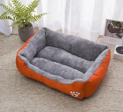 Petssify Large Square Nest Pet Bed – Candy-Colored Cozy Kennel for Dogs & Cats
