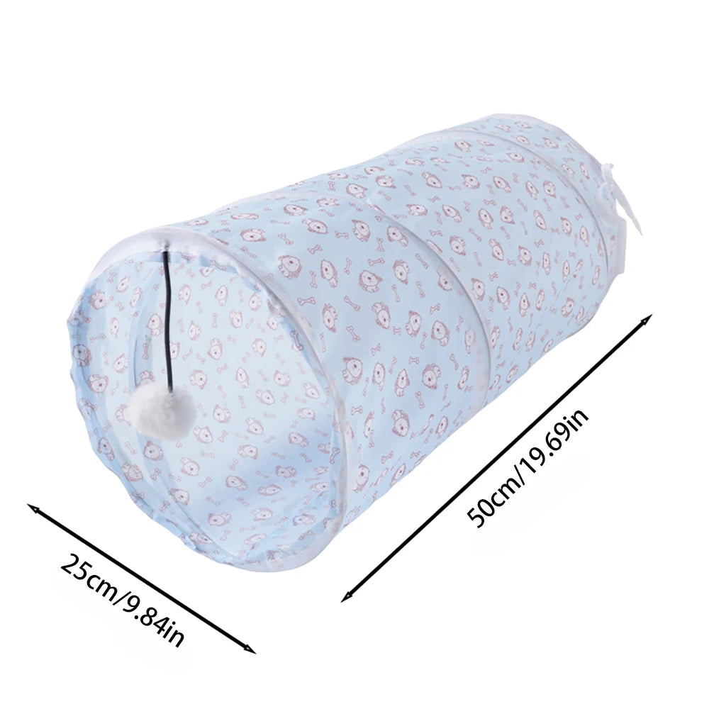 Petssify Foldable Cat Tunnel Tube – Interactive Crinkle Play Tunnel for Cats & Kittens