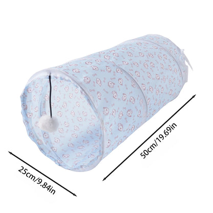 Petssify Foldable Cat Tunnel Tube – Interactive Crinkle Play Tunnel for Cats & Kittens