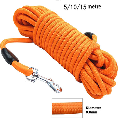 Petssify Heavy Duty Nylon Dog Leash – 5M/10M/15M Training Lead