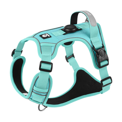 Petssify Dog Harness with AirTag Holder – No-Pull Reflective Waterproof Vest