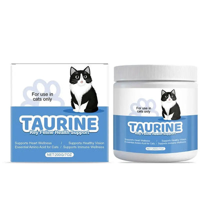 Petssify Cat Taurine Powder – 99.9% Pure Supplement with Zinc & Vitamin E
