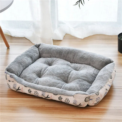 Petssify Large Square Nest Pet Bed – Candy-Colored Cozy Kennel for Dogs & Cats