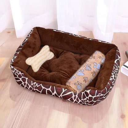 Petssify Large Square Nest Pet Bed – Candy-Colored Cozy Kennel for Dogs & Cats