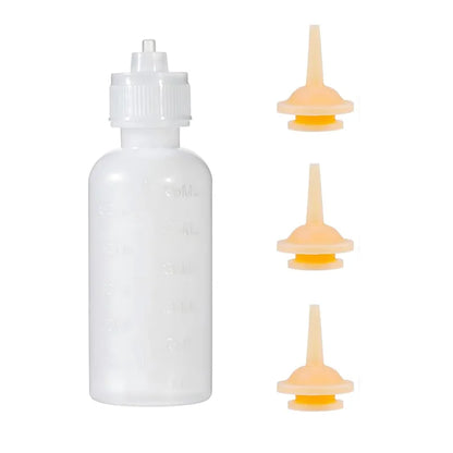 Petssify Newborn Pet Nursing Bottle Kit – 55ml with Silicone Nipples