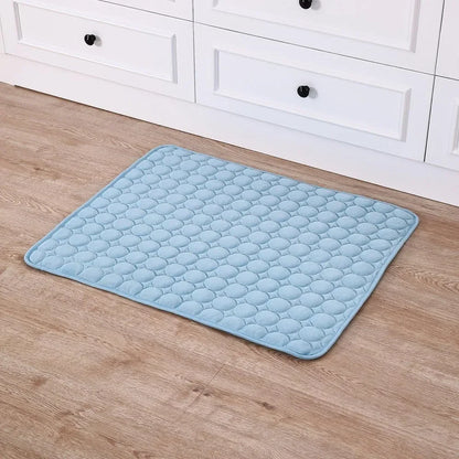 Petssify Self-Cooling Pet Mat – Ice Silk Breathable Cooling Pad for Dogs & Cats