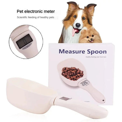 Petssify Electronic Pet Food Measuring Scoop – Digital Spoon Scale with LED Display