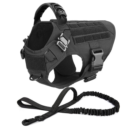 Large Dog Harness & Leash Set | Training Walking Vest | For German Shepherd, Malinois & Large Breeds