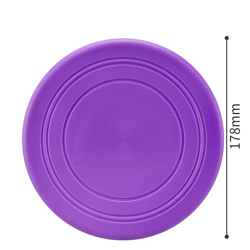 Silicone Flying Saucer Funny Dog Cat Toy Dog Game Flying Discs Resistant Chew Puppy Training Interactive Pet Supplies