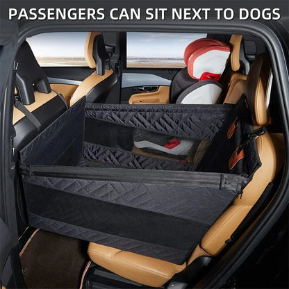 Petssify Full Coverage Pet Car Nest Bed – Back Seat Hammock Extender for Dogs