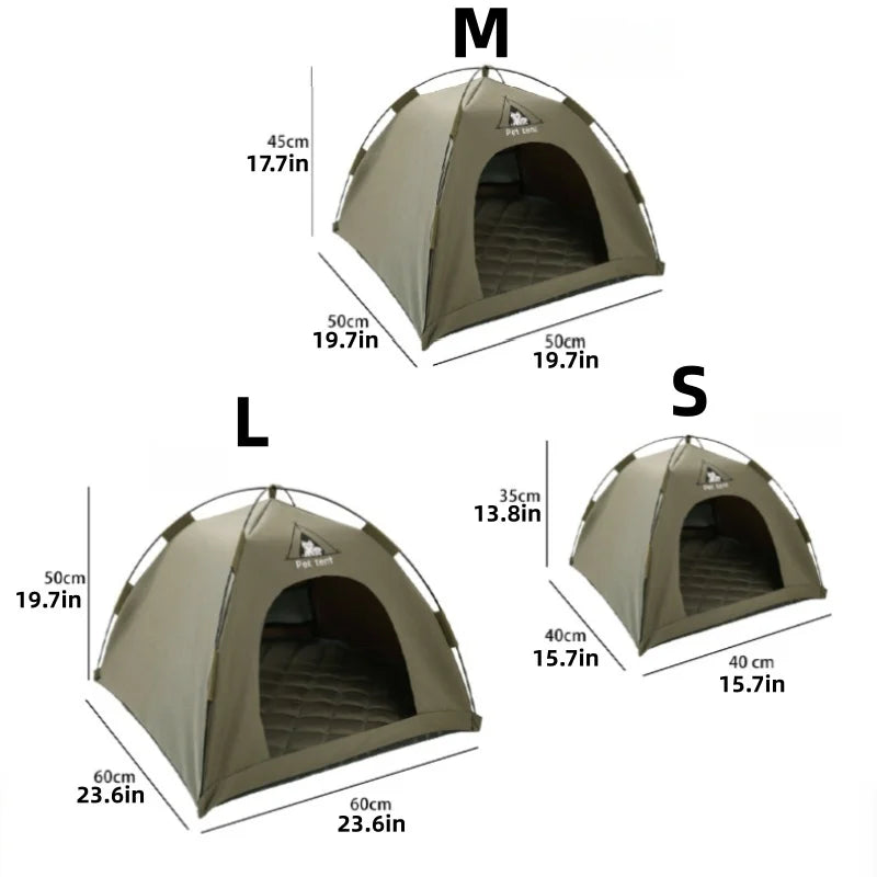 Petssify Waterproof Teepee Pet Tent – Breathable Indoor/Outdoor Play House