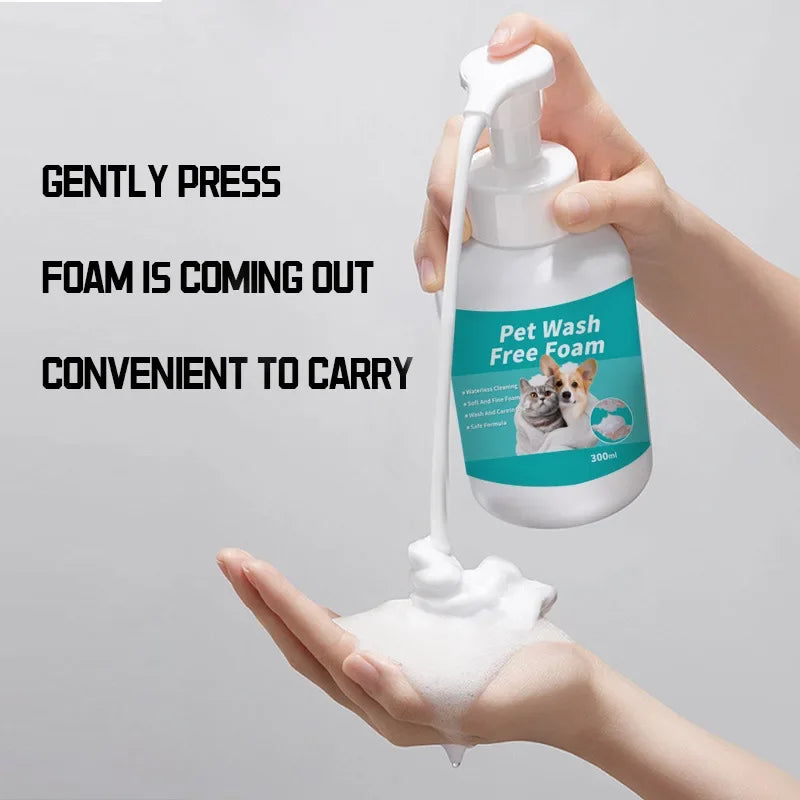 Petssify Waterless Dry Shampoo Foam – No-Rinse Hypoallergenic 300ml