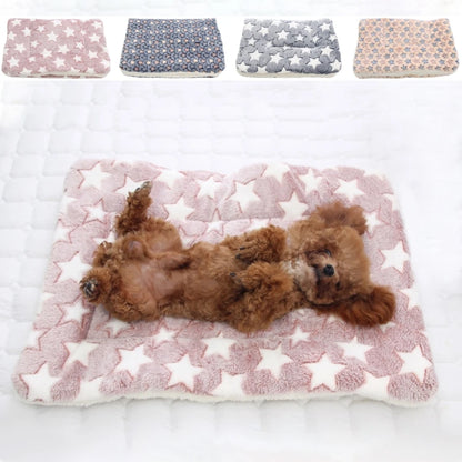 Petssify Thicken Flannel Pet Bed – Soft Warm Sleeping Mat for Small & Medium Dogs