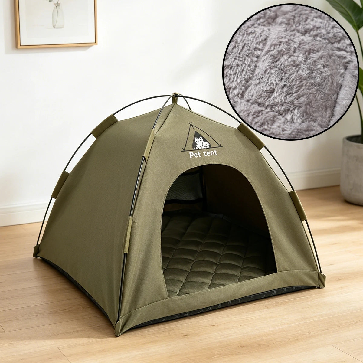 Petssify Waterproof Teepee Pet Tent – Breathable Indoor/Outdoor Play House