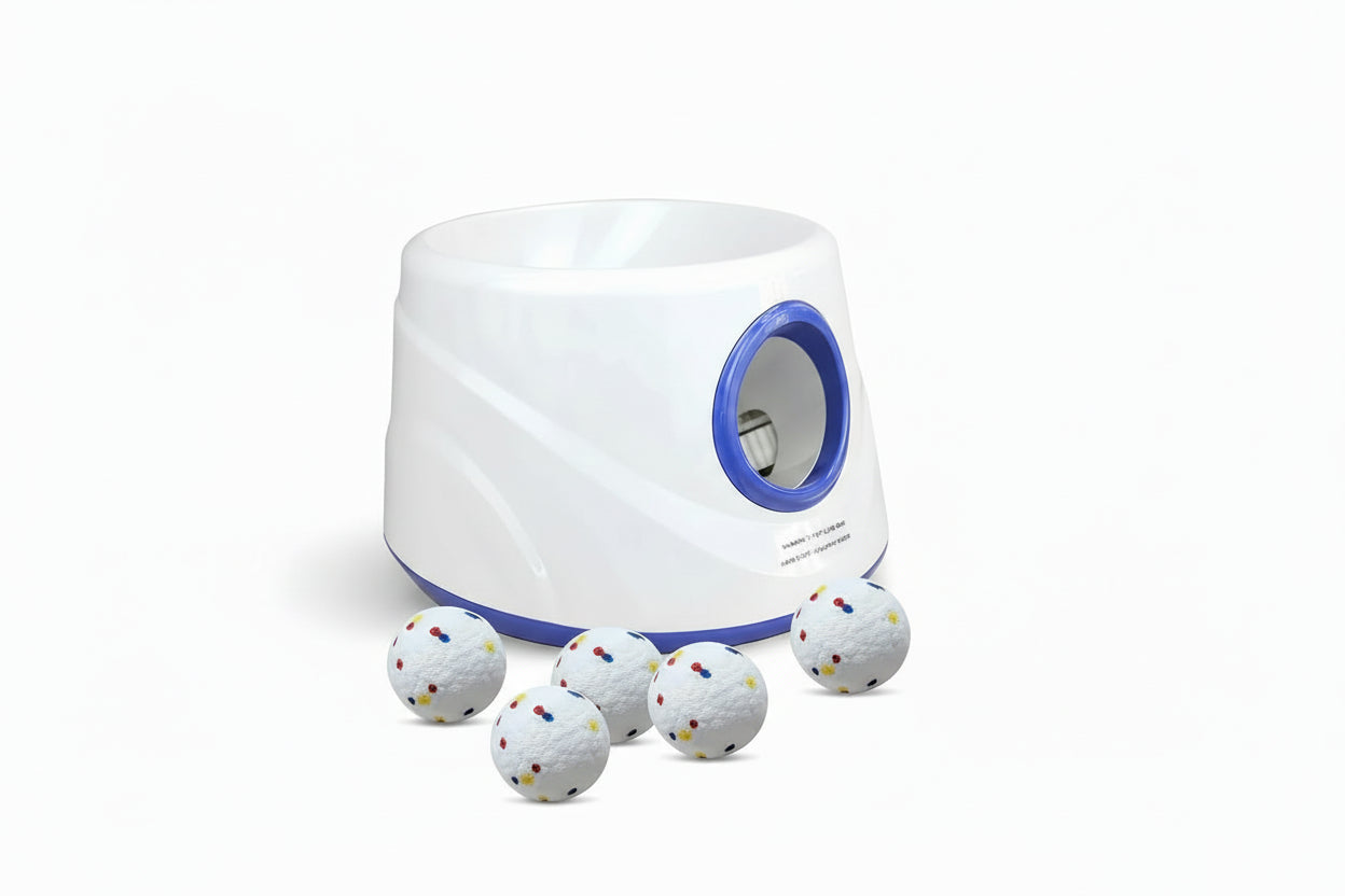 Automatic Pet Ball Throwing Machine | Compact Size | Carries 3 Balls | Outdoor Dog Thrower