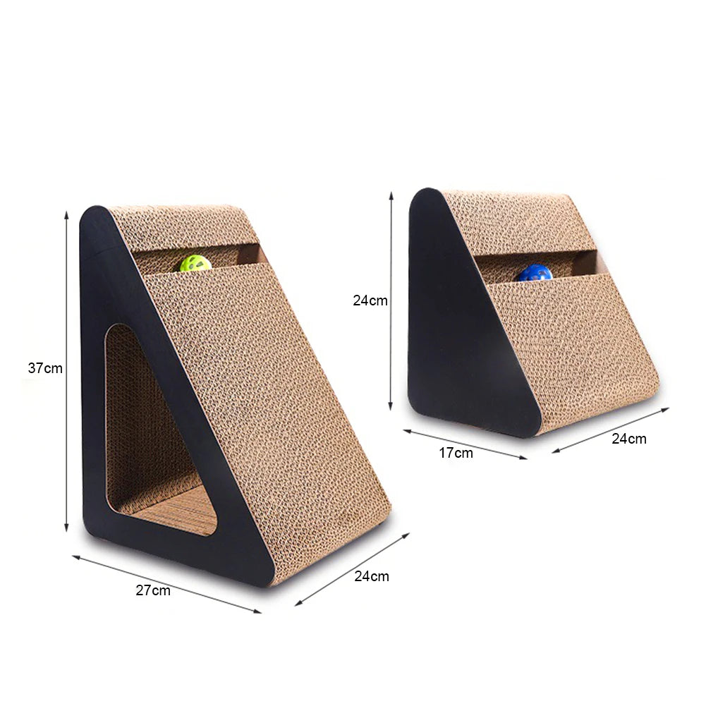 Cat Scratching Board Protect Furniture Ramps Cat Scratching Posts With Rotating Ball Sturdy Relieves Cat Stress Toy For Pet Cat