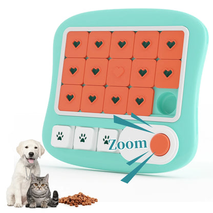 Petssify Interactive Sliding Dog Puzzle Toy – Treat Dispenser Slow Feeder
