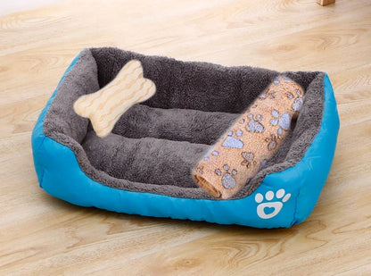 Petssify Large Square Nest Pet Bed – Candy-Colored Cozy Kennel for Dogs & Cats