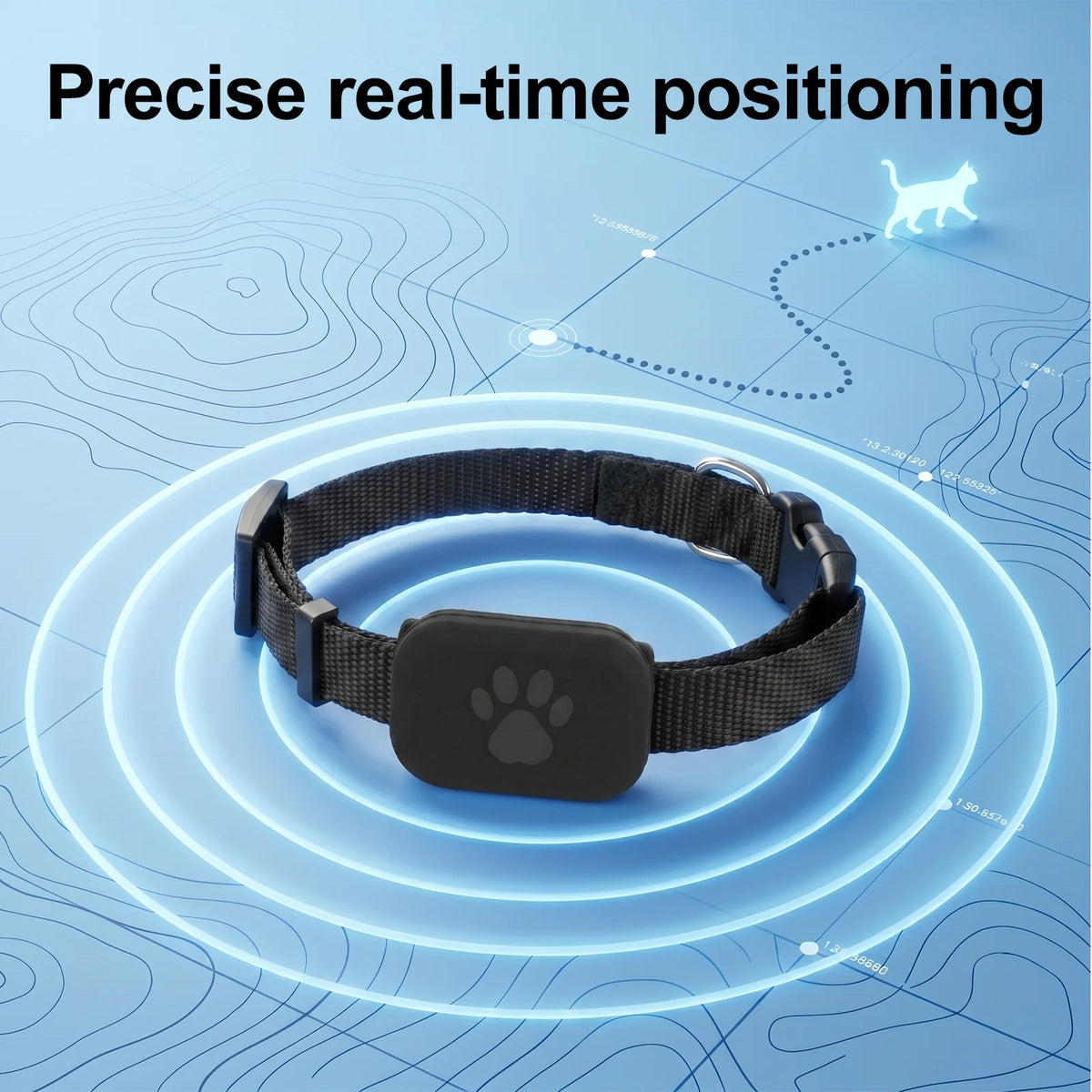 Petssify Remote Pet GPS Tracker – Waterproof Apple Find My Collar for Dogs & Cats