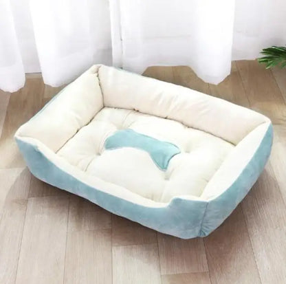 Petssify Large Square Nest Pet Bed – Candy-Colored Cozy Kennel for Dogs & Cats