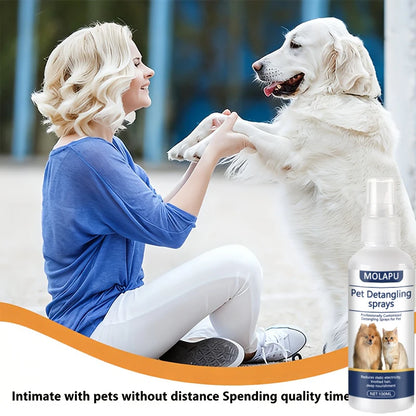 Petssify Pet Detangling Spray – Leave-In Conditioner for Dogs & Cats