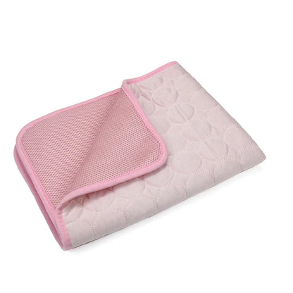 Petssify Self-Cooling Pet Mat – Ice Silk Breathable Cooling Pad for Dogs & Cats