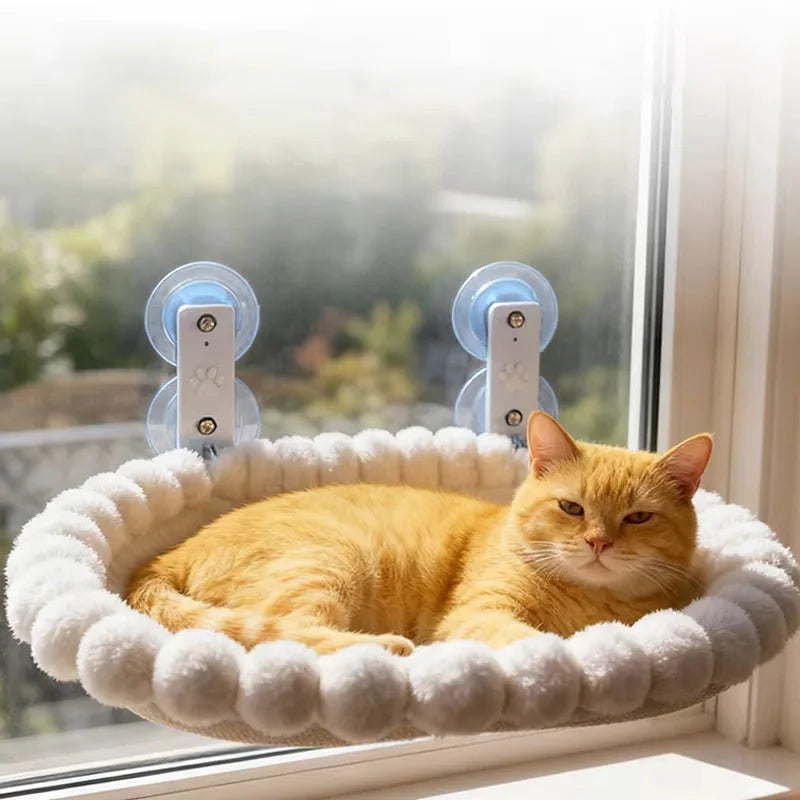 Petssify Cat Window Hammock – Strong Suction Cup Perch for Indoor Cats